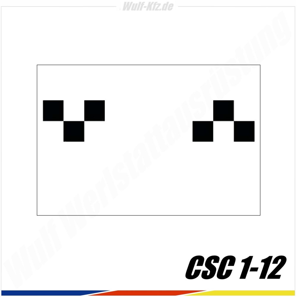 Hella Gutmann CSC-Tool Kalibriertafel Mazda CSC 1-12